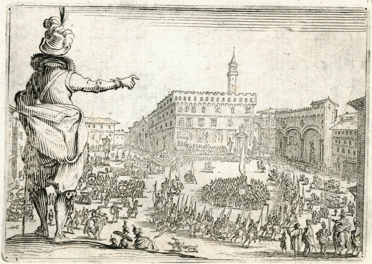 Capricer af forskellige figurer af Jacques Callot