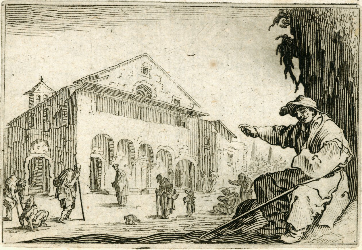 Capricer af forskellige figurer af Jacques Callot