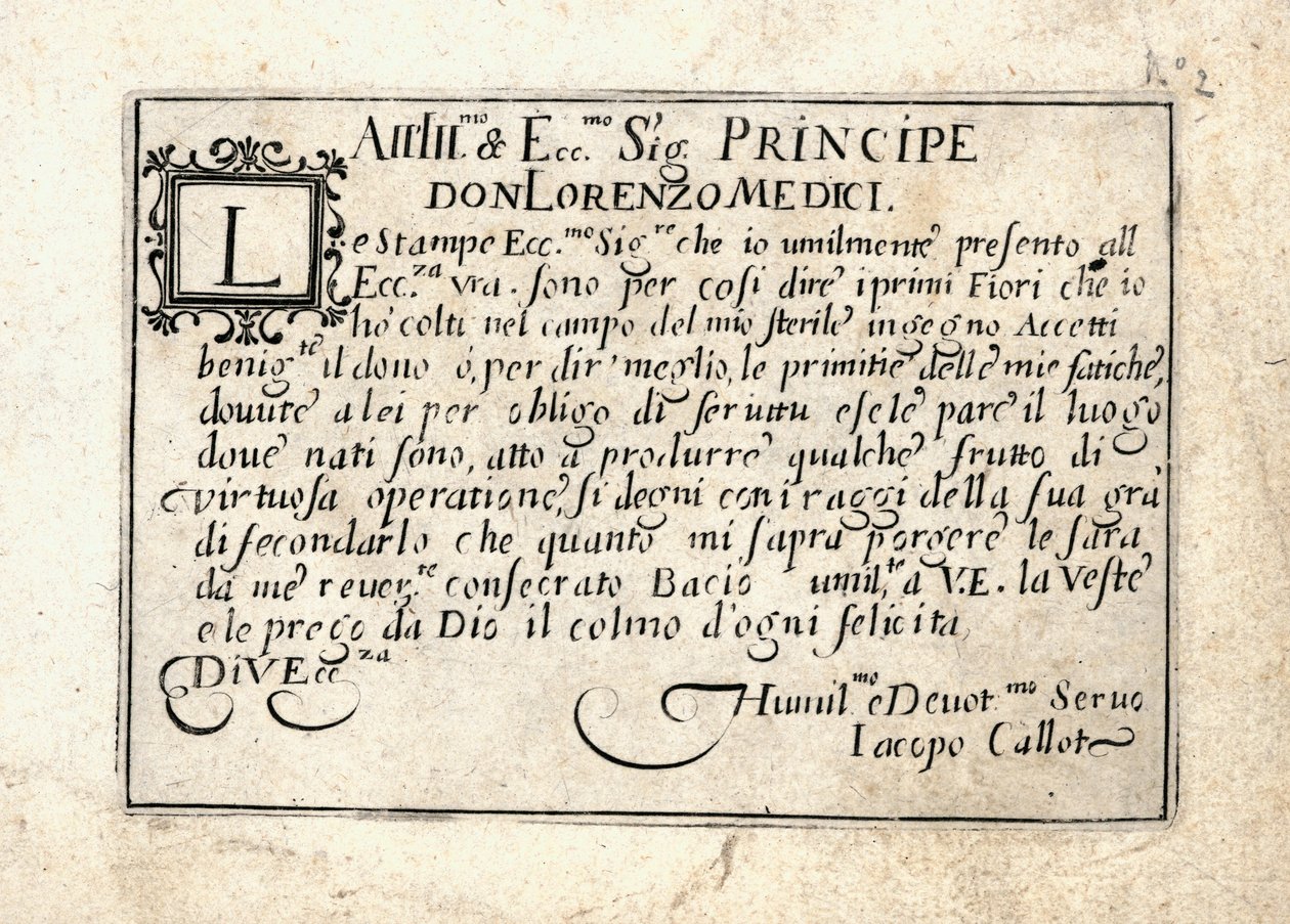 Capricer af forskellige figurer af Jacques Callot