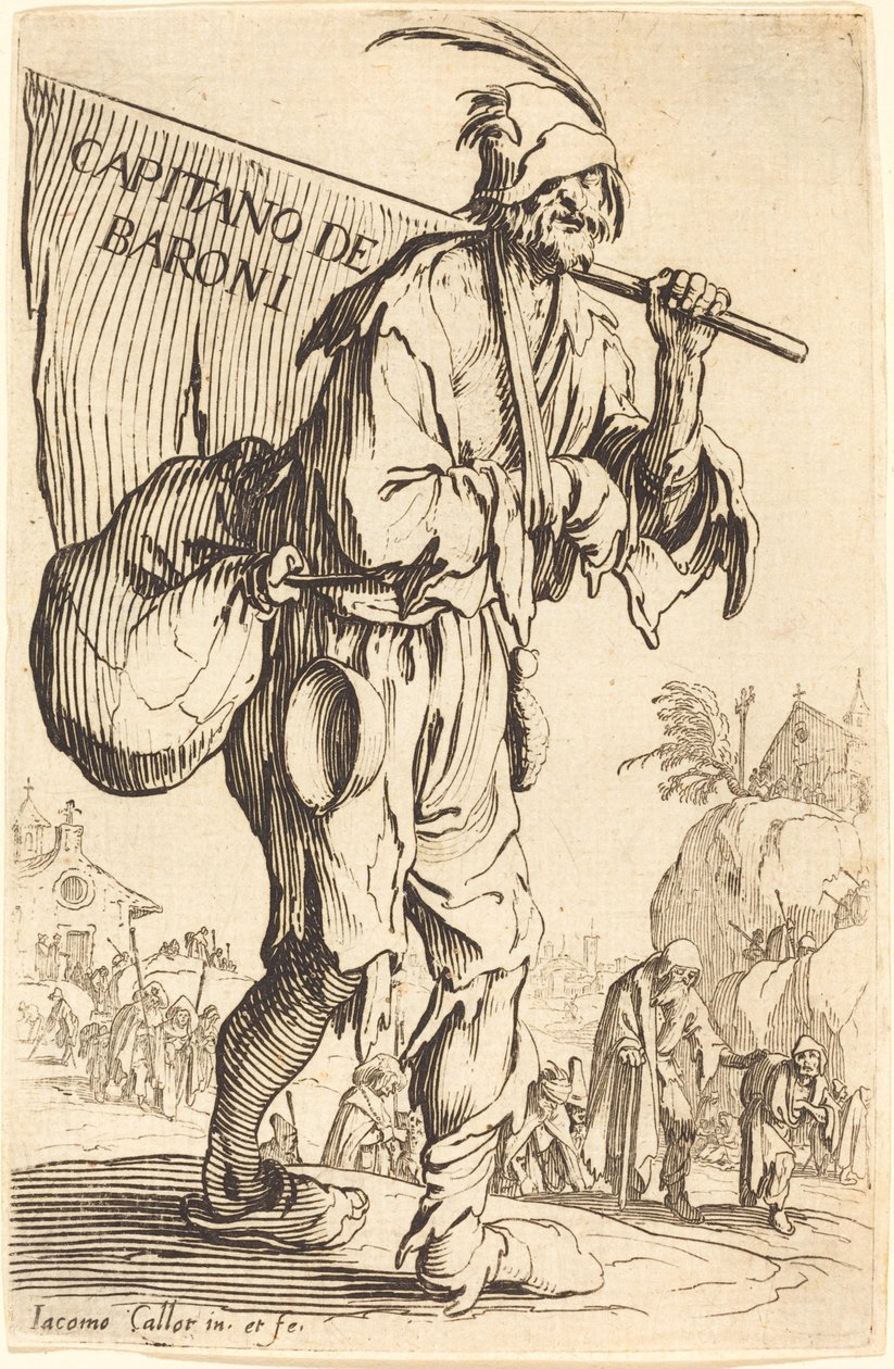 Kaptajn for baronerne af Jacques Callot
