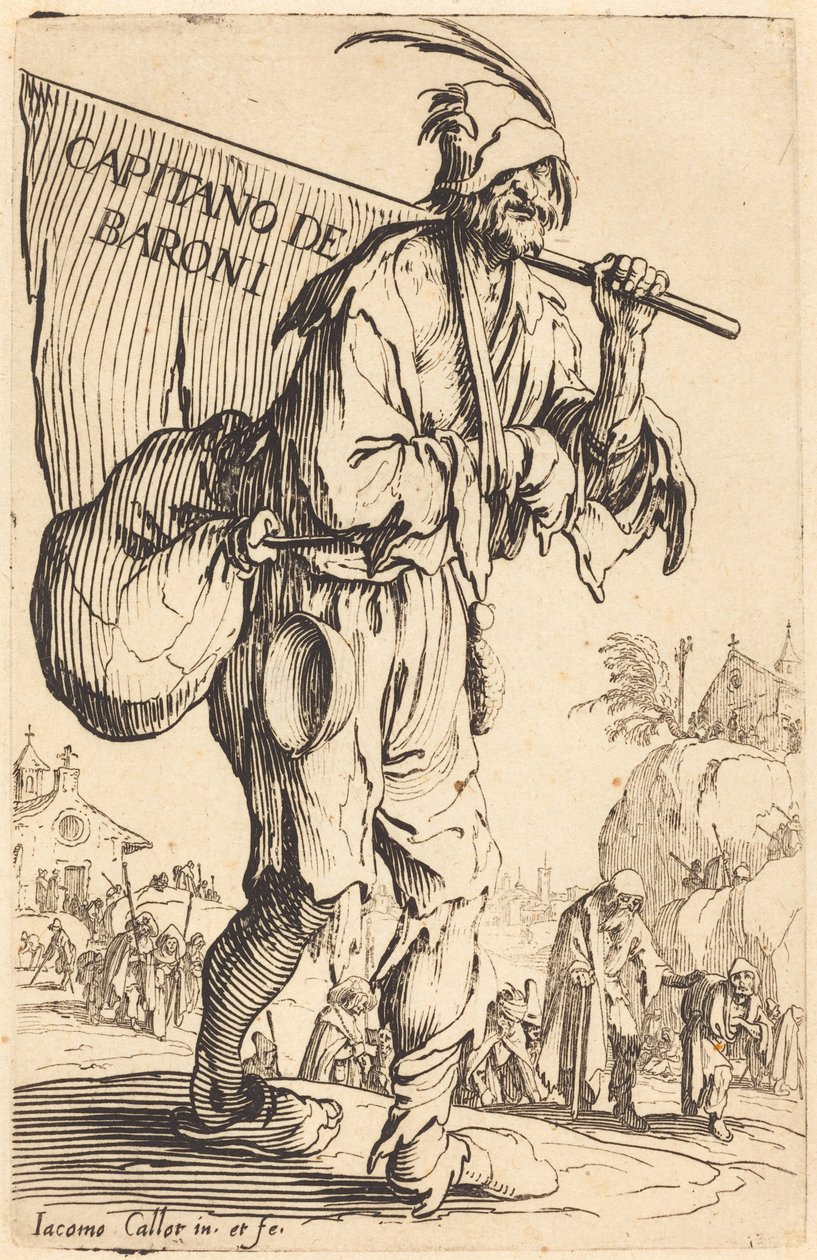 Baronernes kaptajn af Jacques Callot
