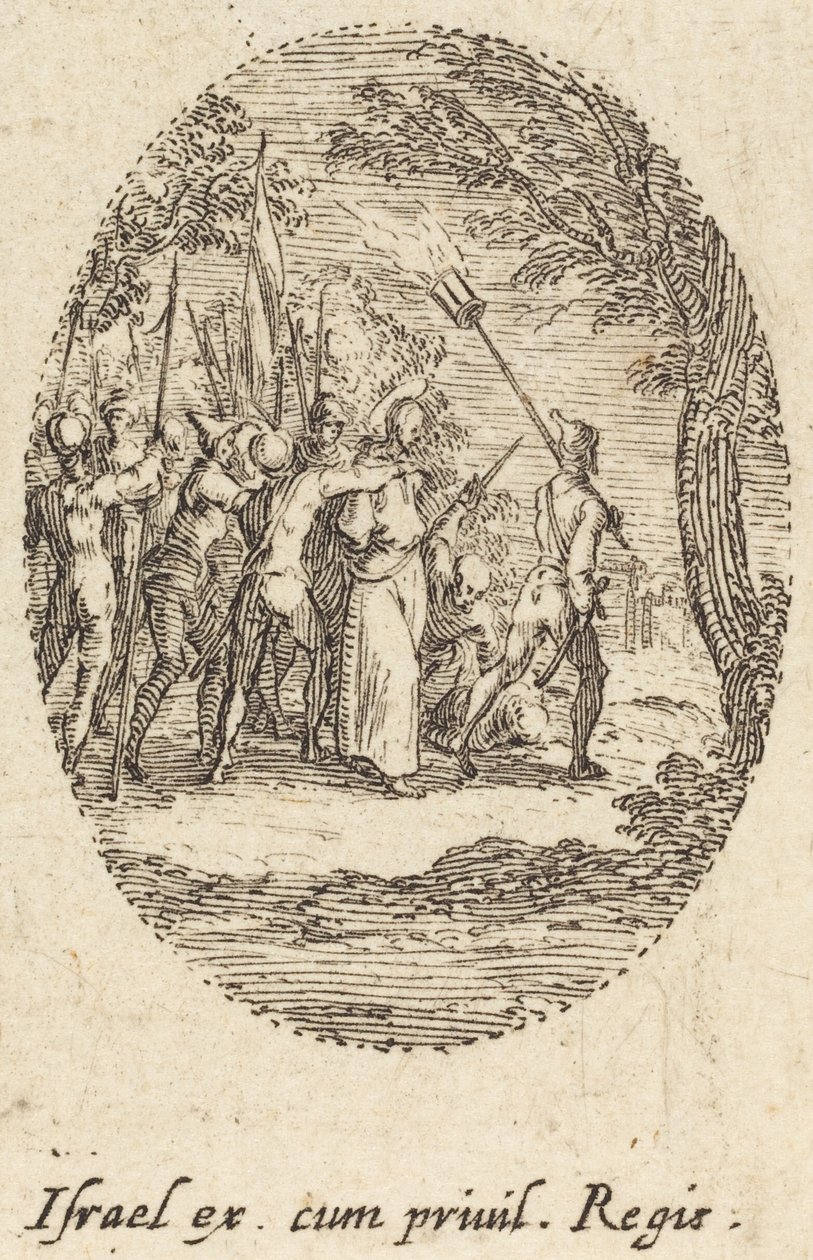 Kristus bærer korset af Jacques Callot