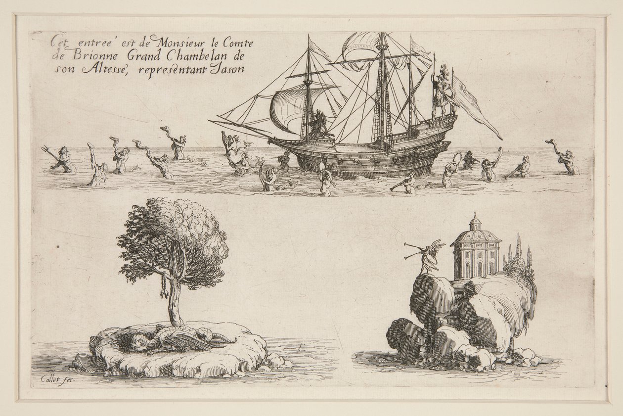 Kæmpe? la Barrière, Dette indlæg er fra Comte de Brionne Storkammerherre af Hans Højhed, der repræsenterer Jason af Jacques Callot