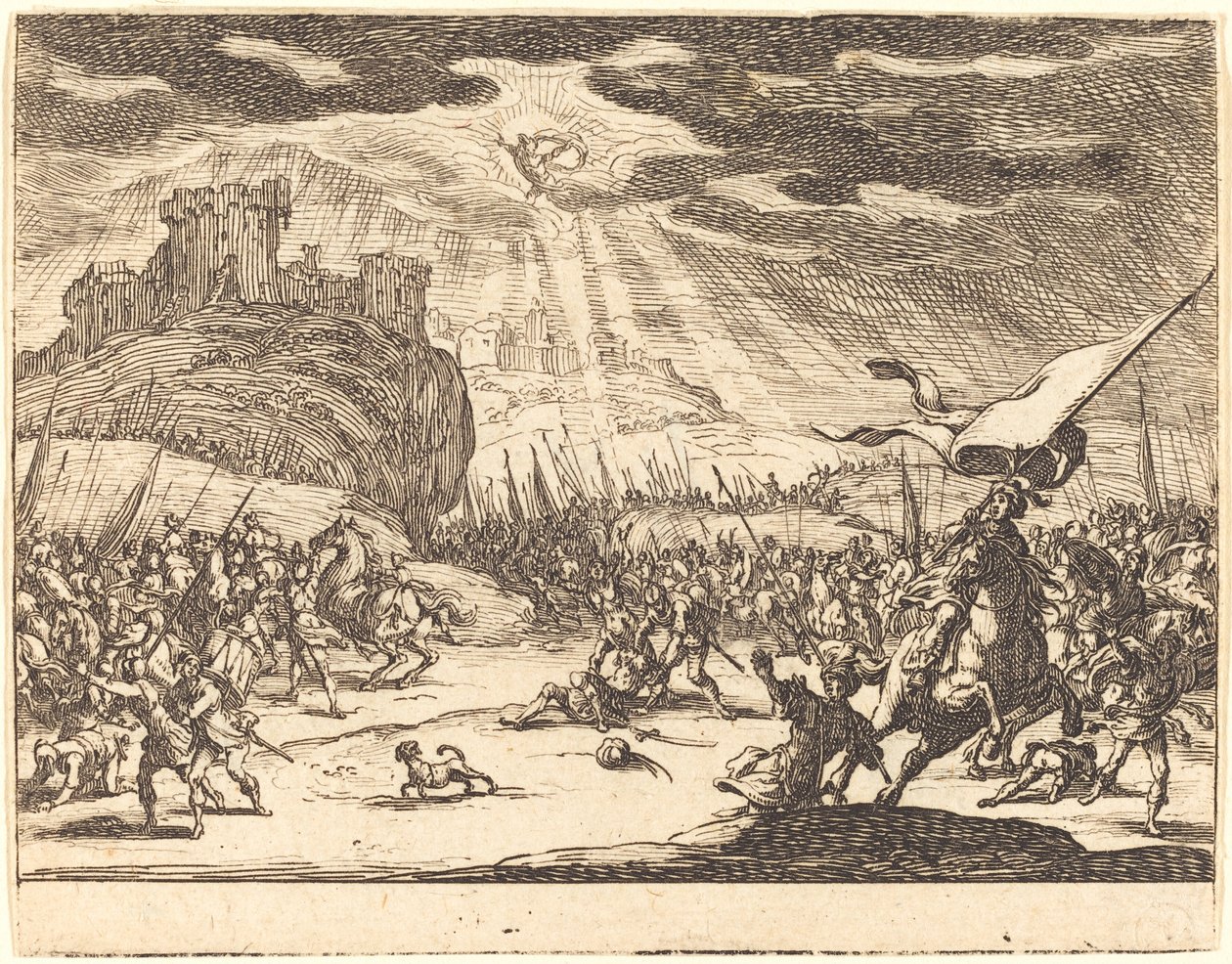Omvendelse af Paulus af Jacques Callot