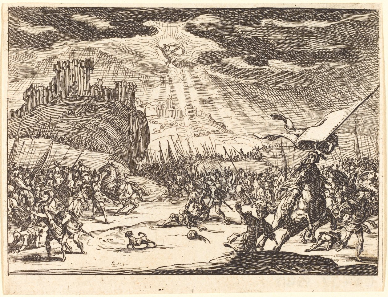 Omvendelse af Paulus af Jacques Callot