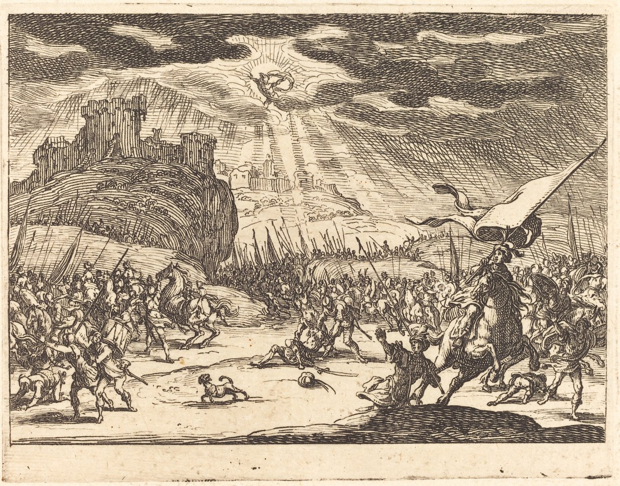 Omvendelse af Paulus af Jacques Callot