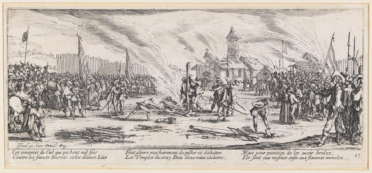 Bålet af Jacques Callot