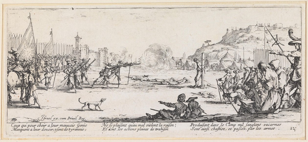 Om skyderiet af Jacques Callot