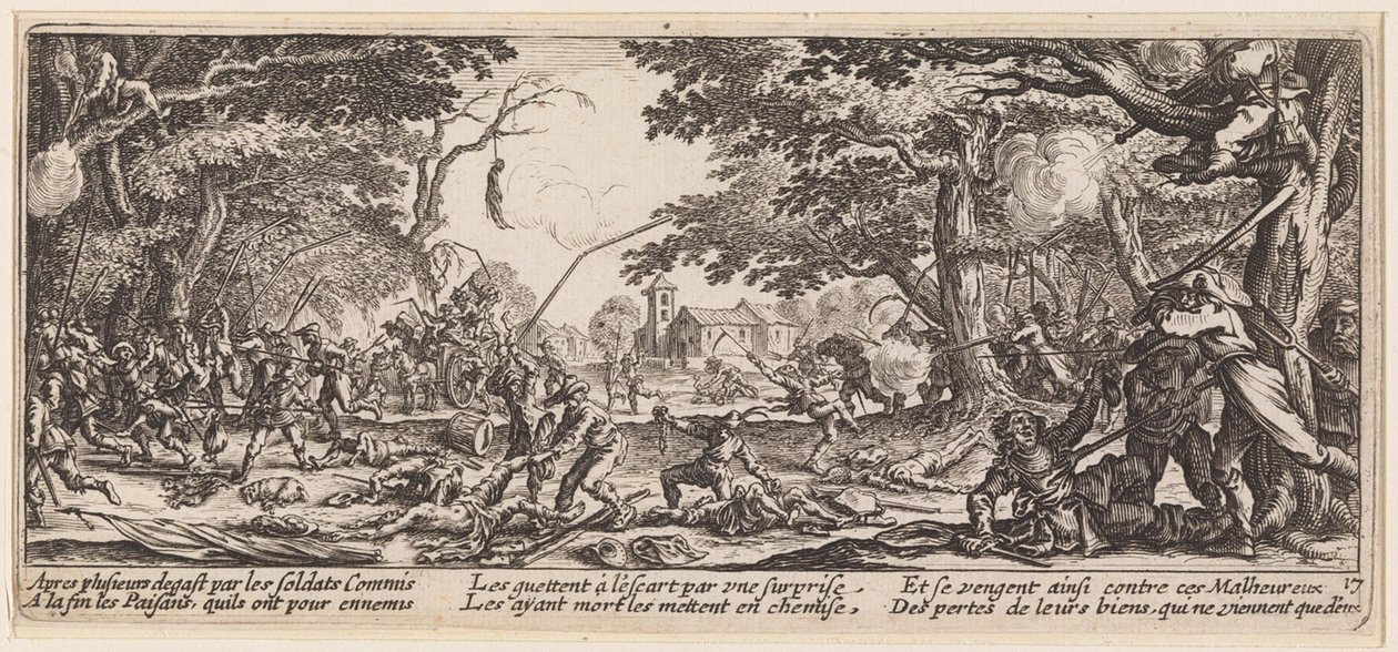 Bøndernes hævn af Jacques Callot