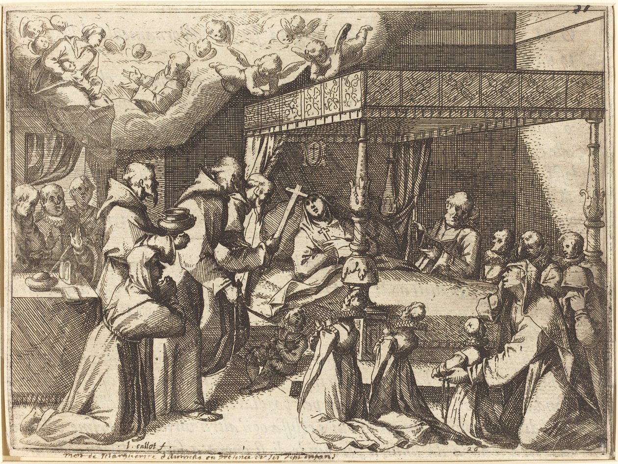 Dronningens død af Jacques Callot