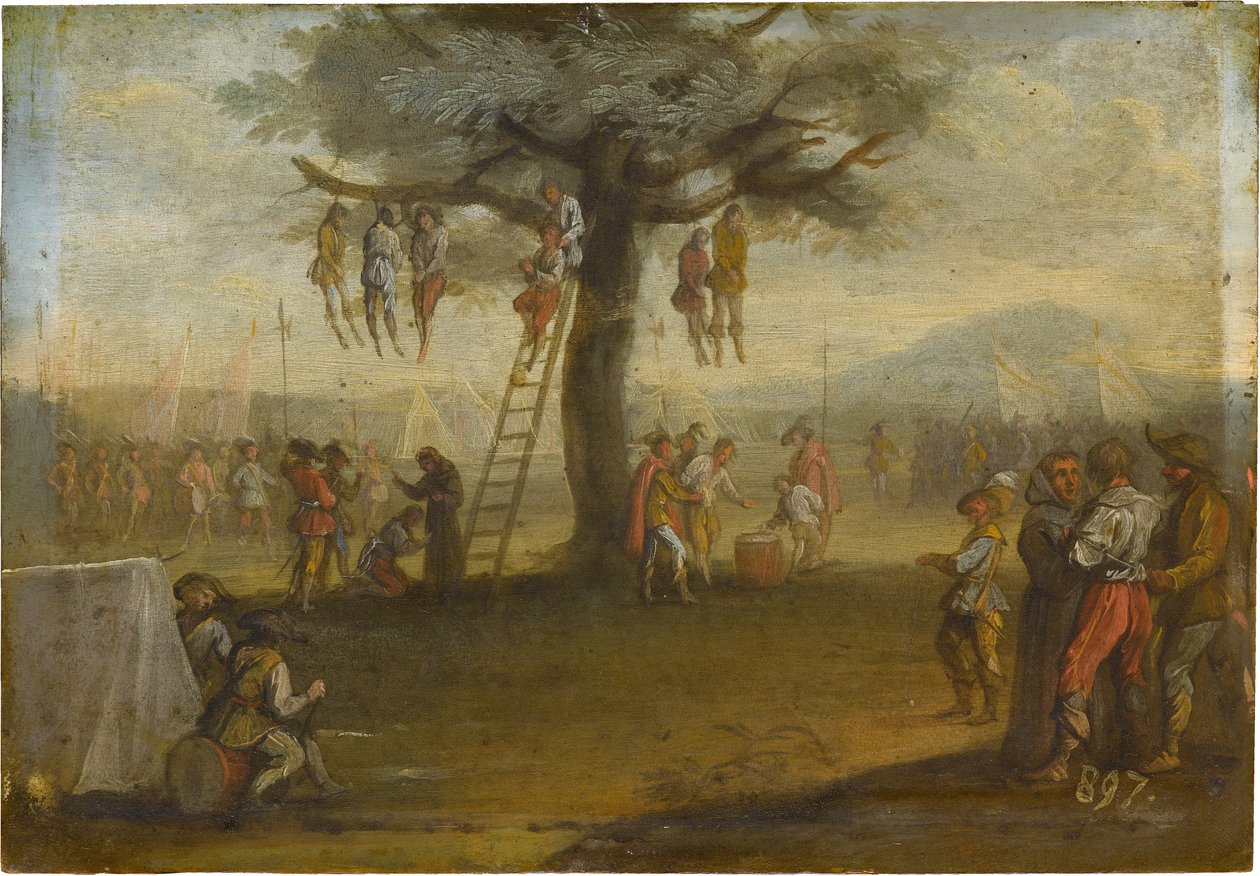 Galgen-træet af Jacques Callot