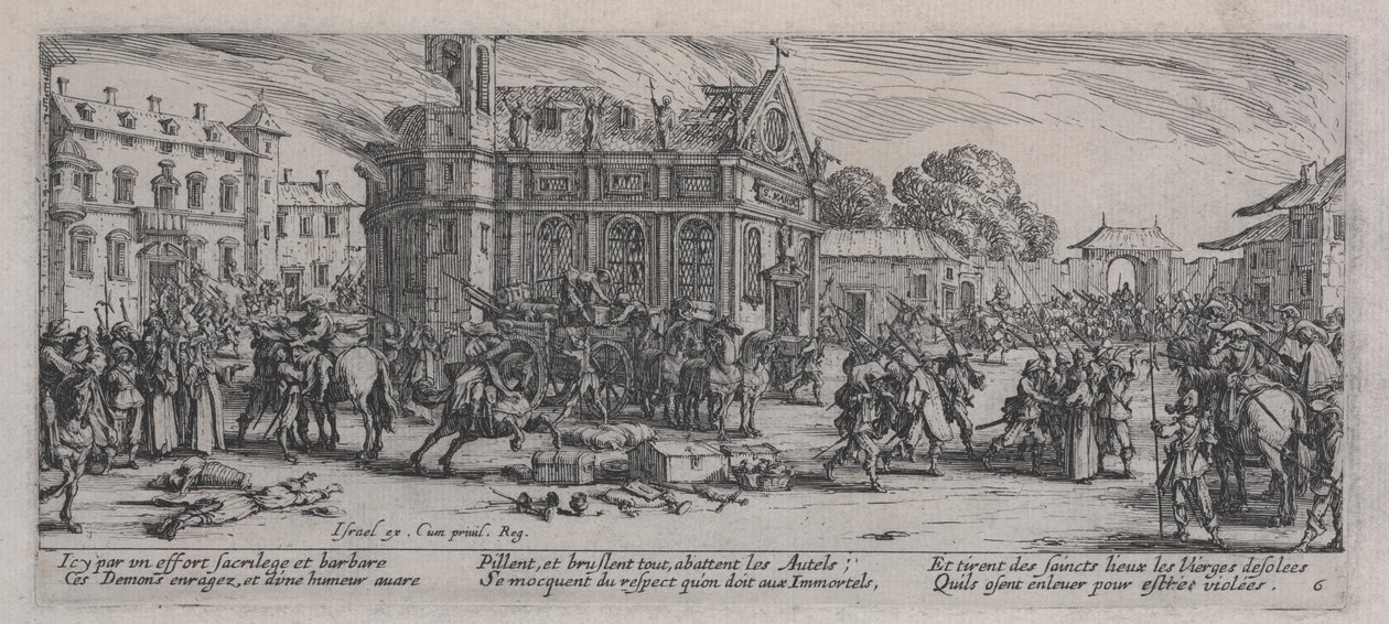 Ødelæggelse af et kloster (Dévastation d