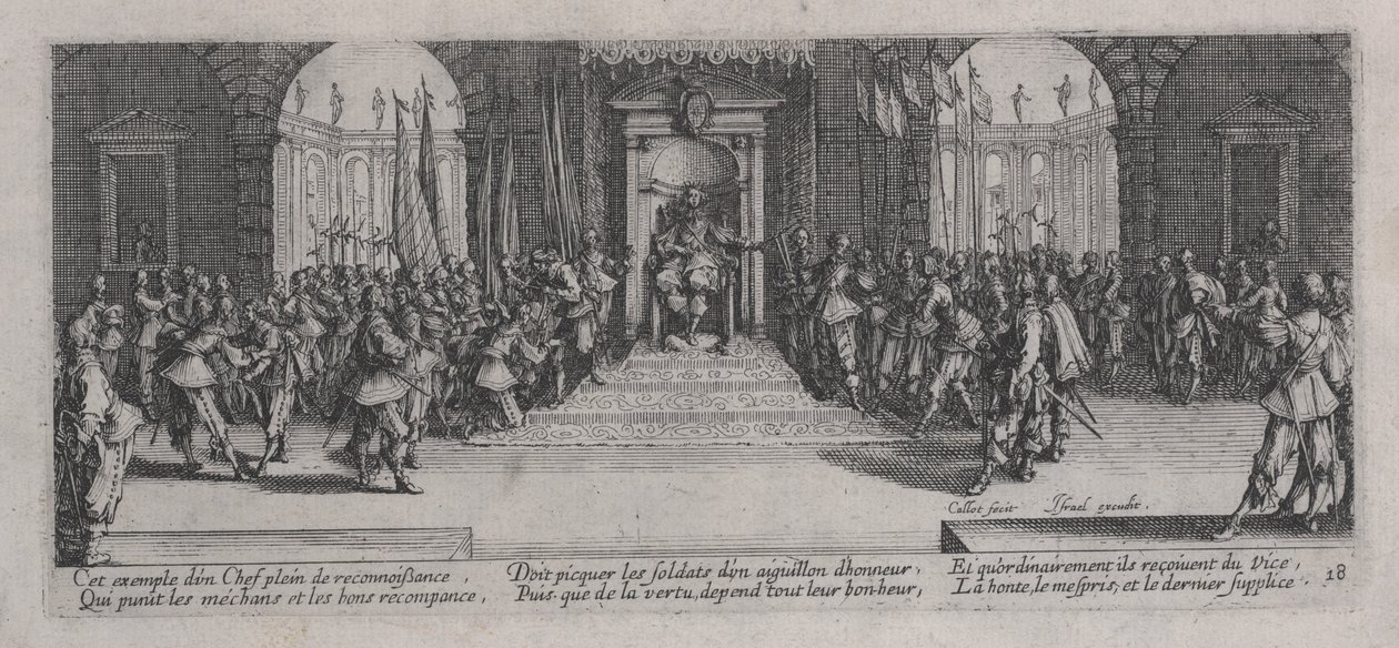 Fordeling af belønninger (Distribution des recompenses), fra 