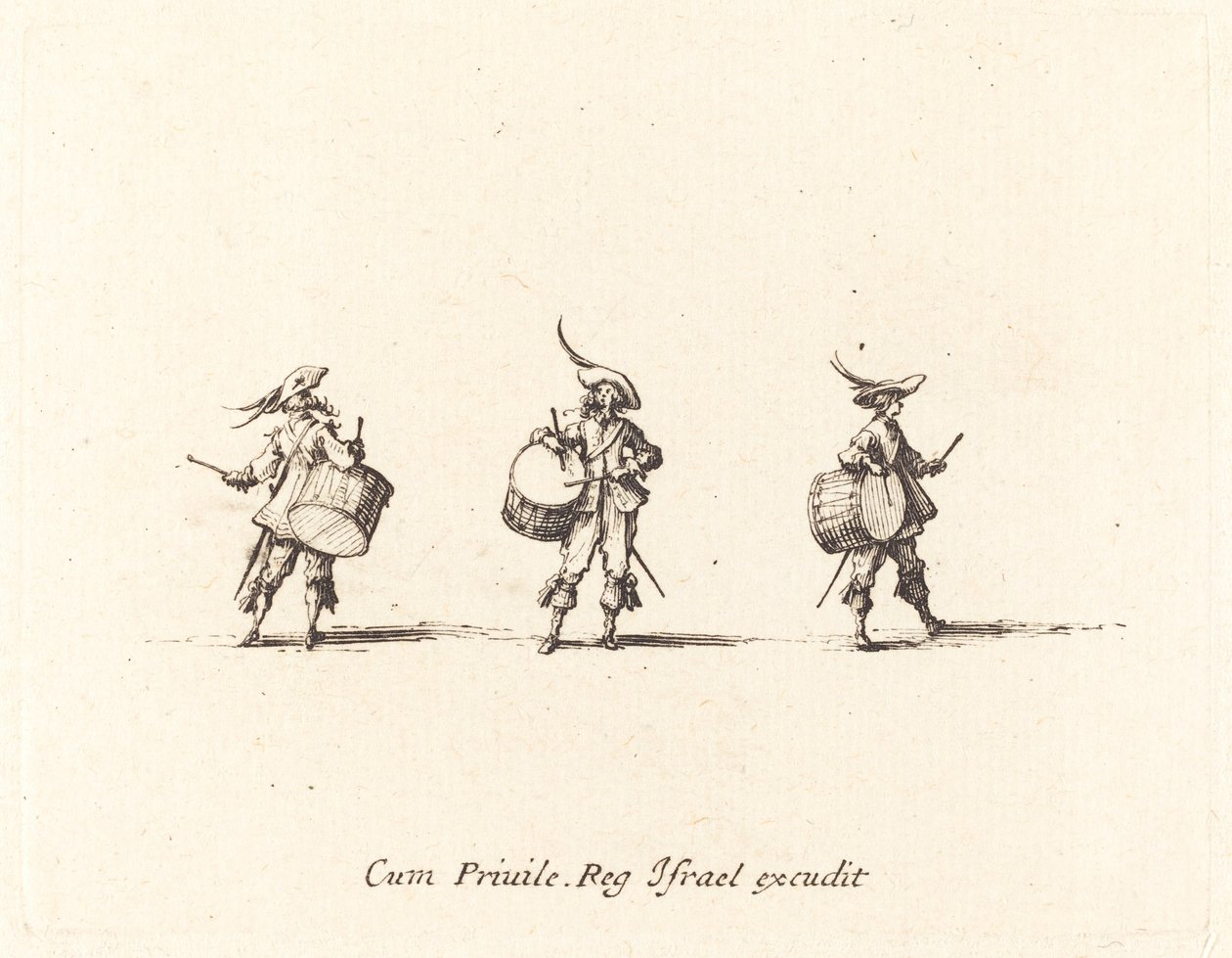 Bor med tromler af Jacques Callot