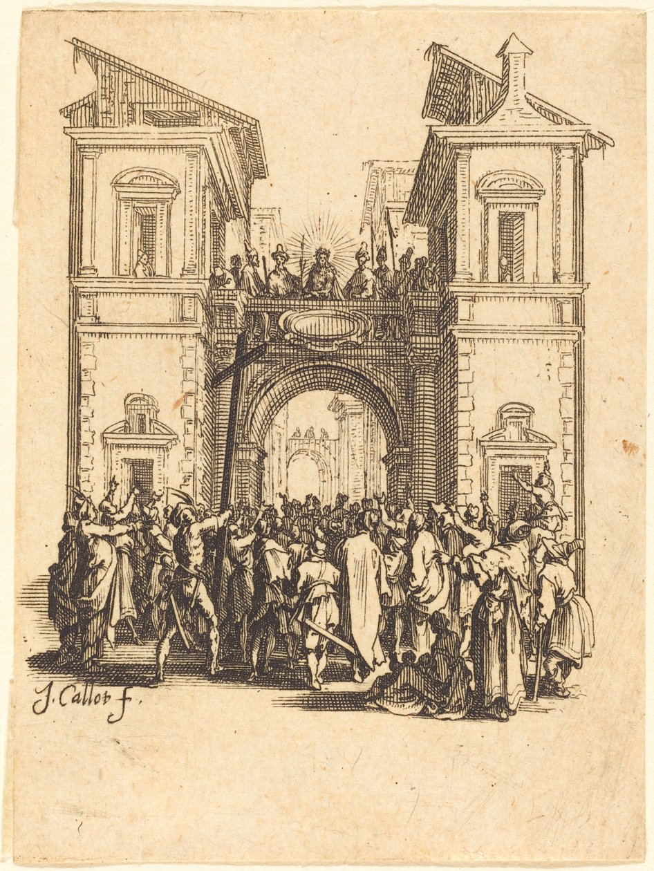 Se manden, ca. 16241625. af Jacques Callot