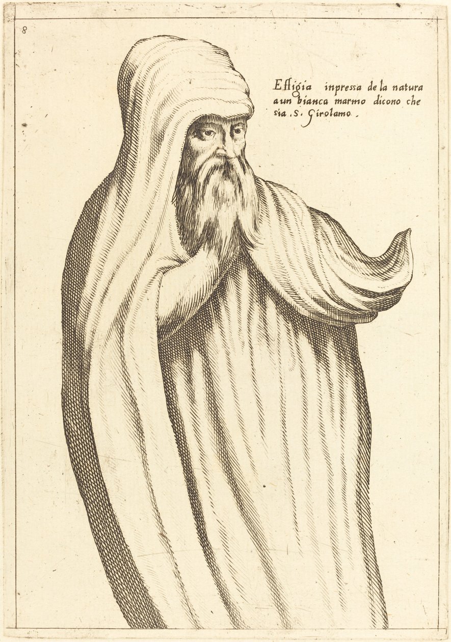 Skt. Jerome af Jacques Callot