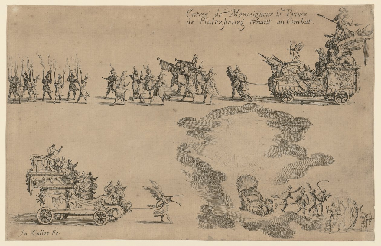 Prinsen af Pfalzburgs indtog af Jacques Callot