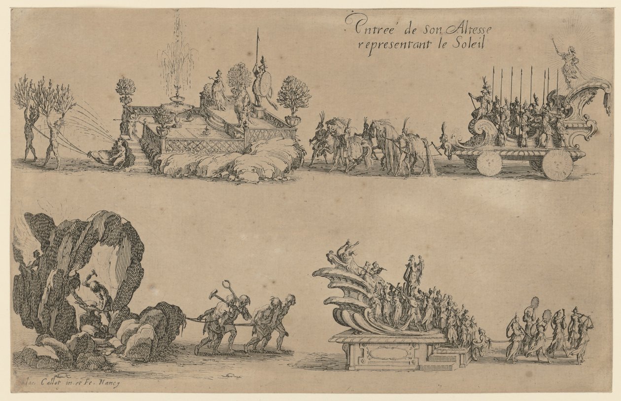 Hertug Karl IV’s indtog af Jacques Callot