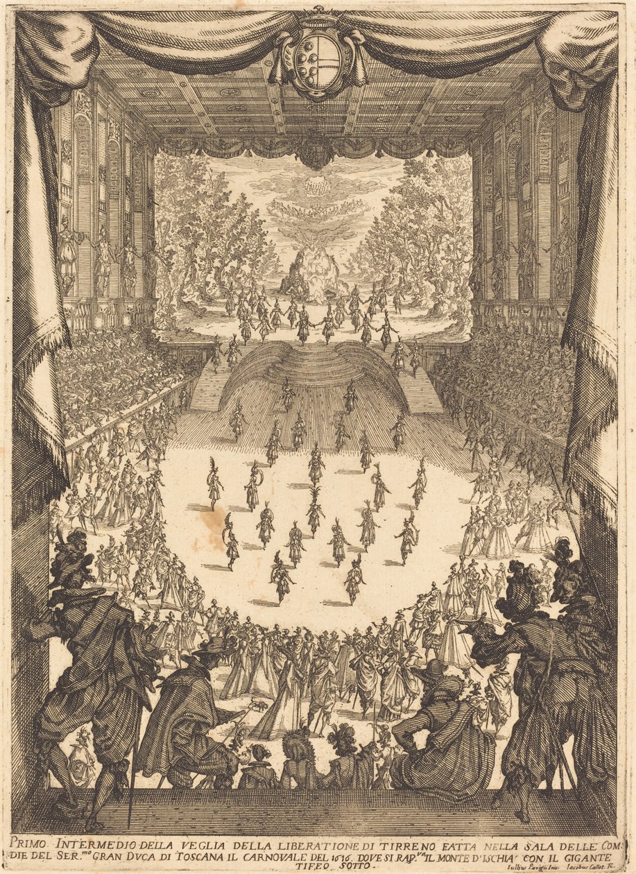 Første intermezzo af Jacques Callot