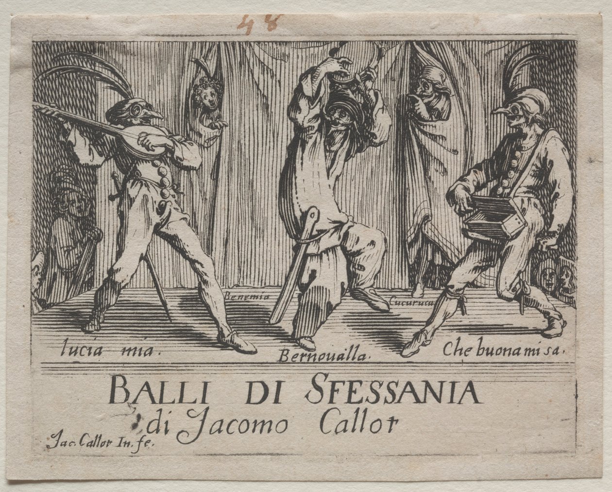 Frontispice, 1621. af Jacques Callot