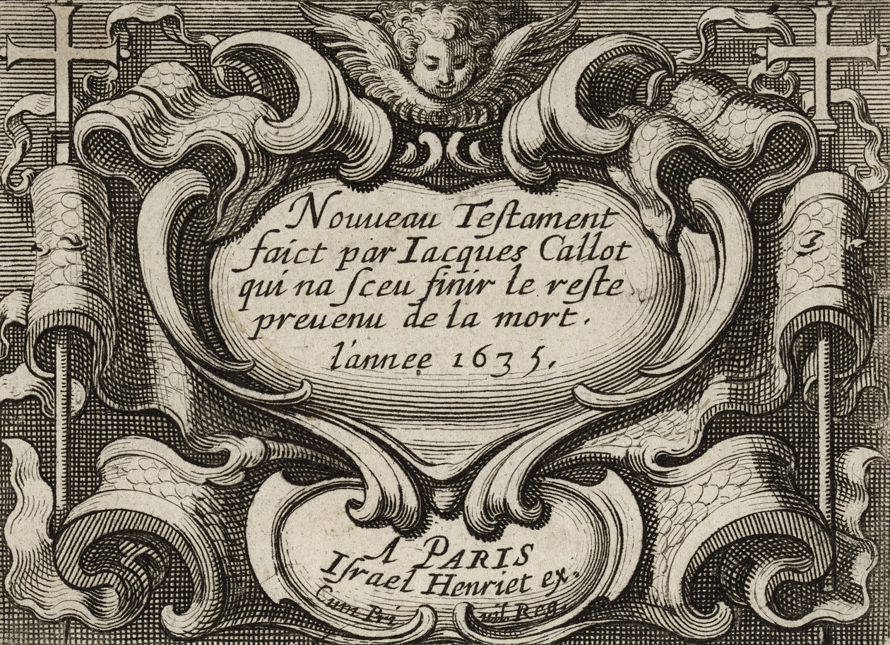 Frontispice, ca.1635 af Jacques Callot