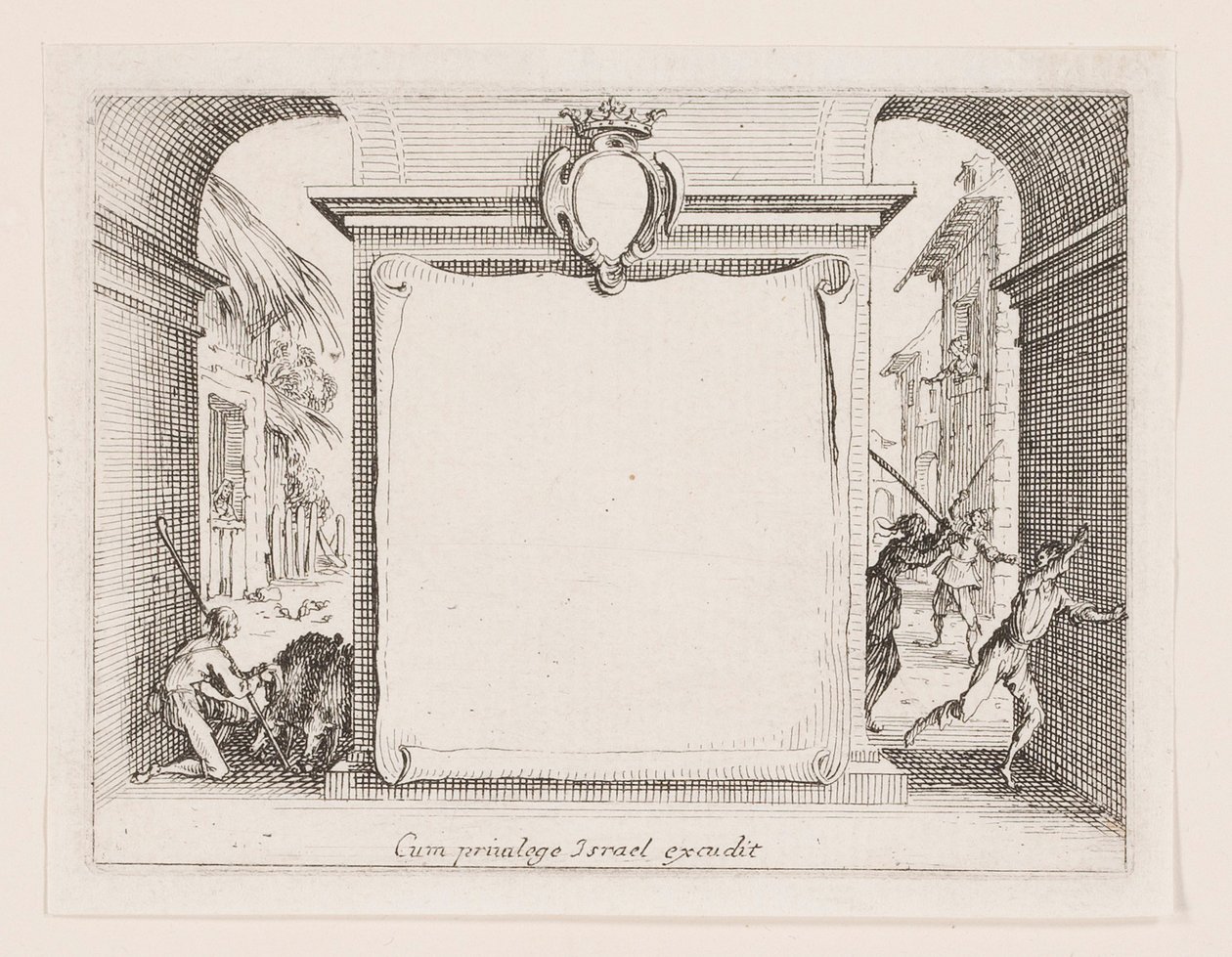 Frontispice, fra serien La vie de l af Jacques Callot