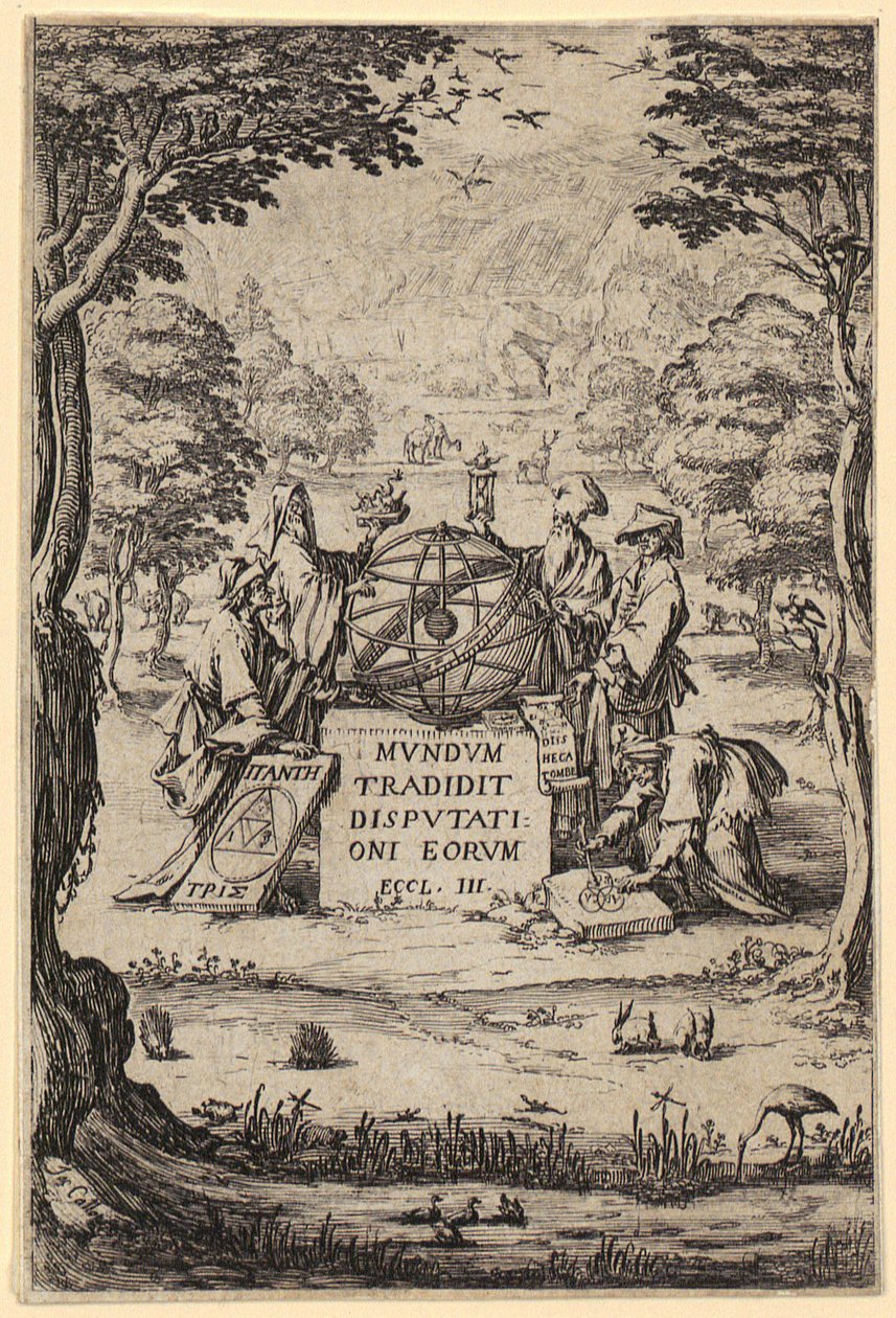 Frontispice til «Sacra Cosmologia» af Jacques Callot