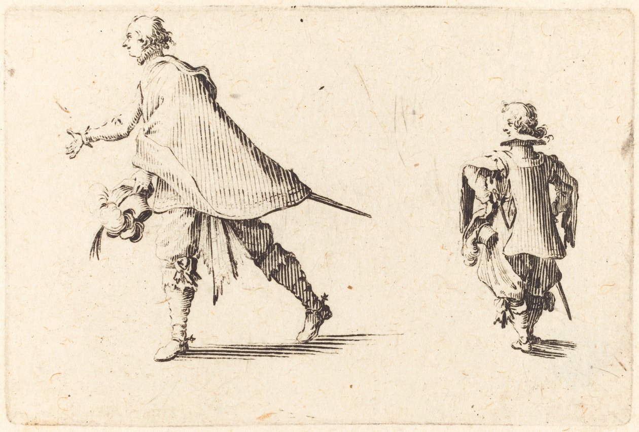 Gentleman og hans side af Jacques Callot