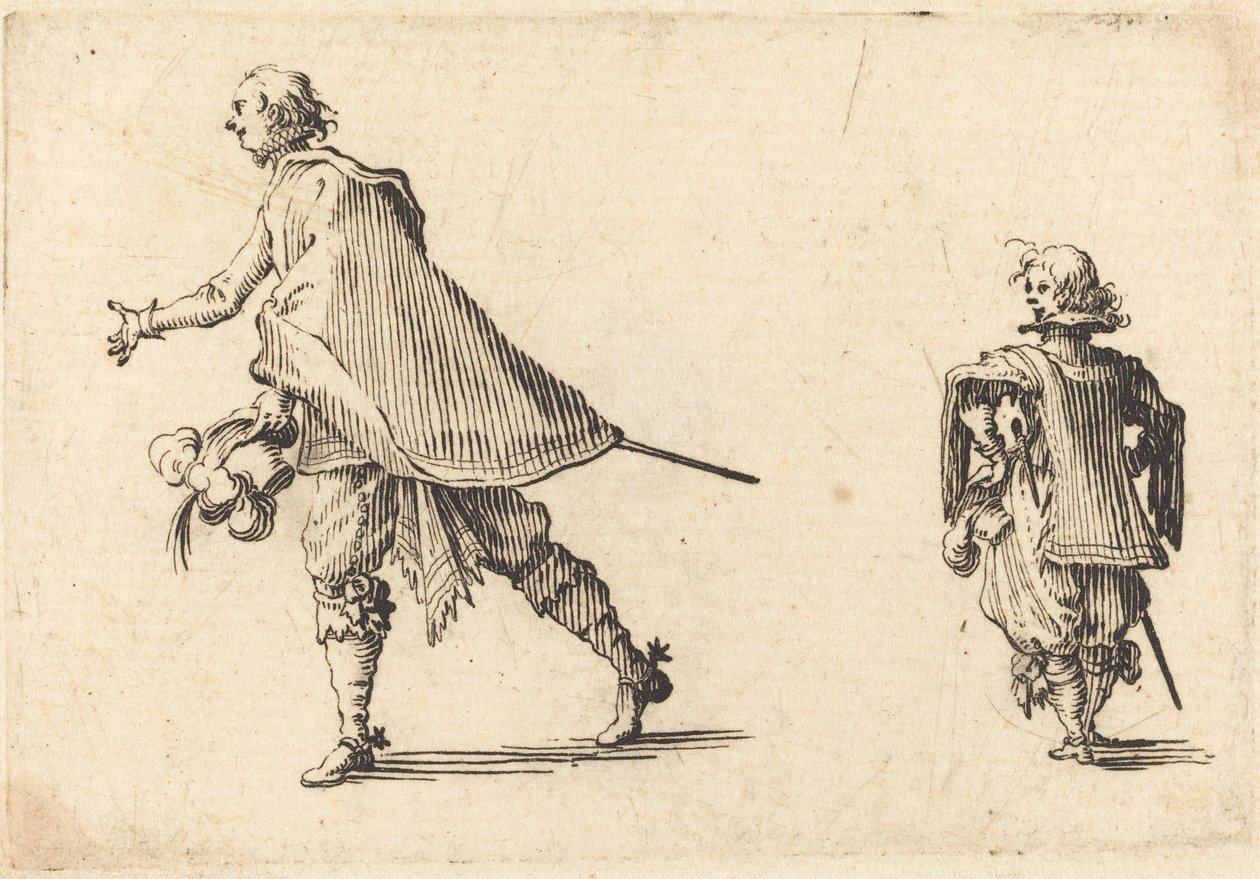 Gentleman og hans side af Jacques Callot