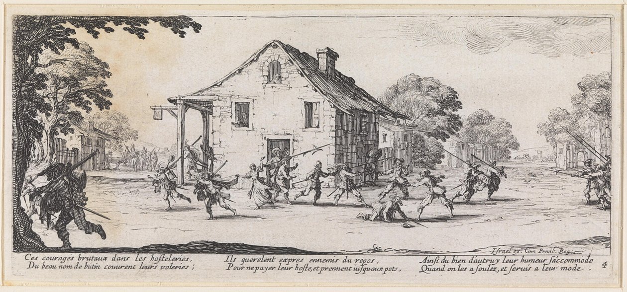 Kampen om et hjem af Jacques Callot