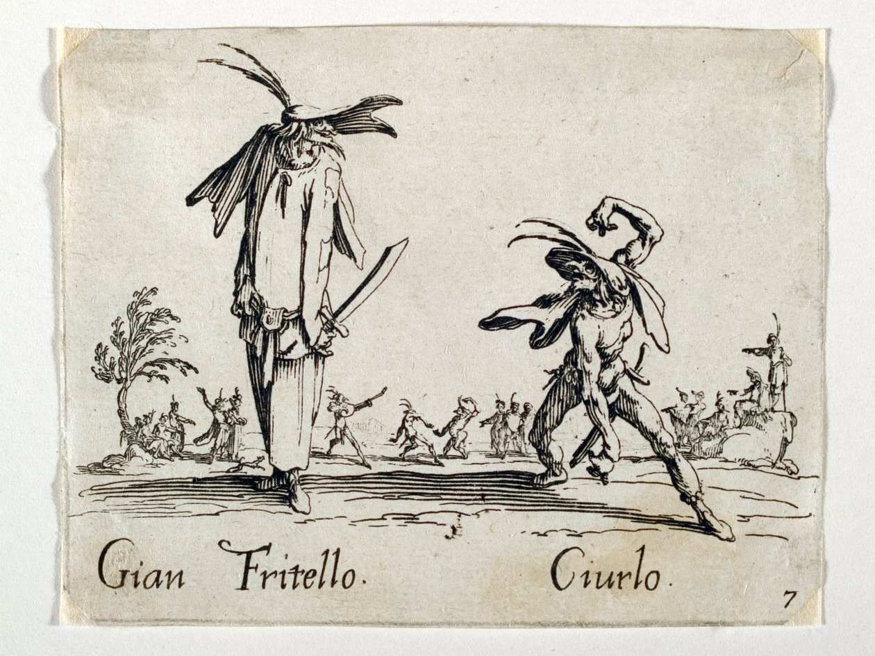 Gian Fritello og Ciurlo, figurer fra Commedia dell