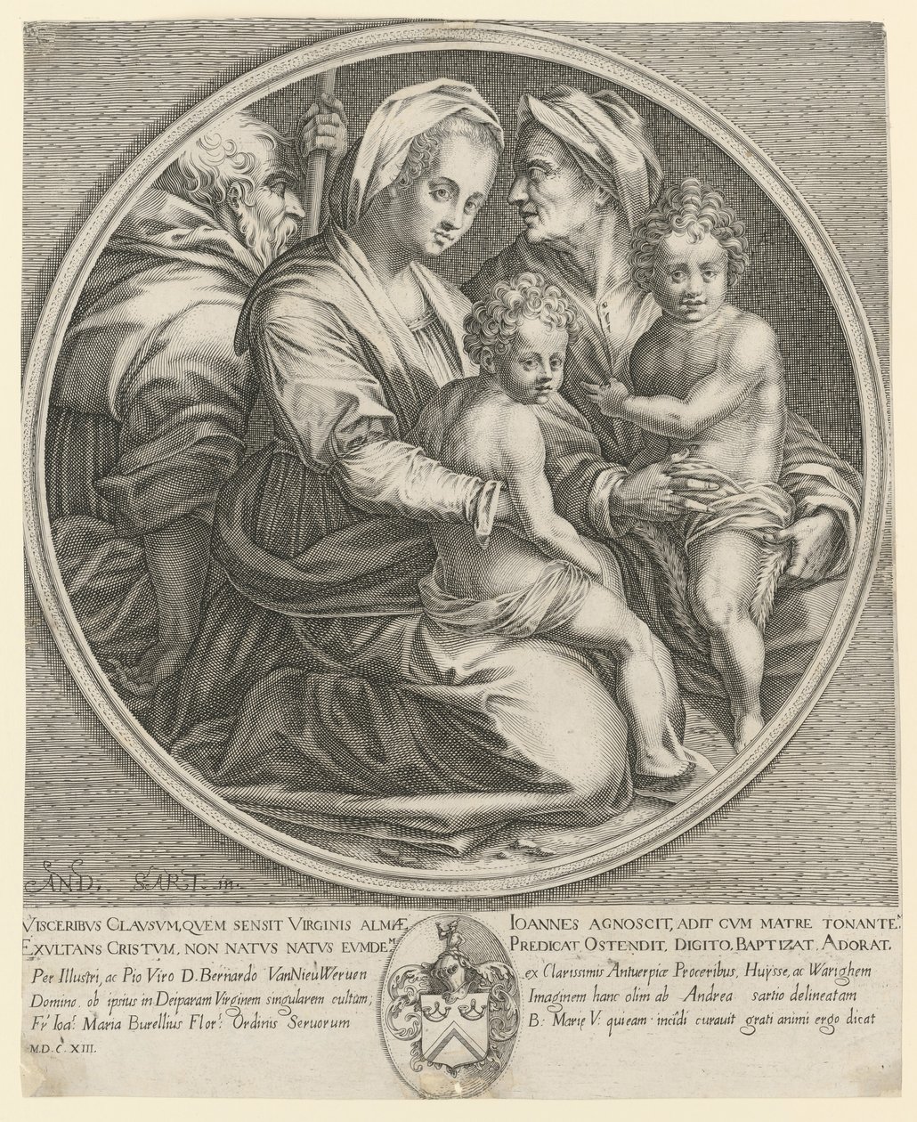 Den Hellige Familie af Jacques Callot