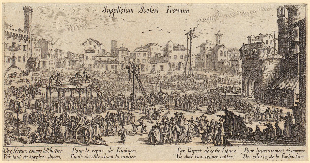 Den hellige Matthias, blad 13 i serien »Jesus, de tolv apostle og Maria« af Jacques Callot