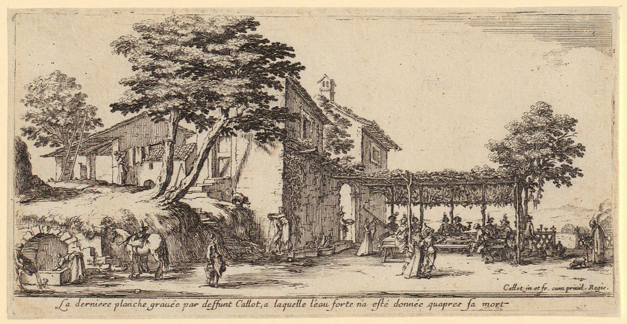 Den hellige Thaddæus eller den hellige Judas, blad 16 i serien »Jesus, de tolv apostle og Maria« af Jacques Callot