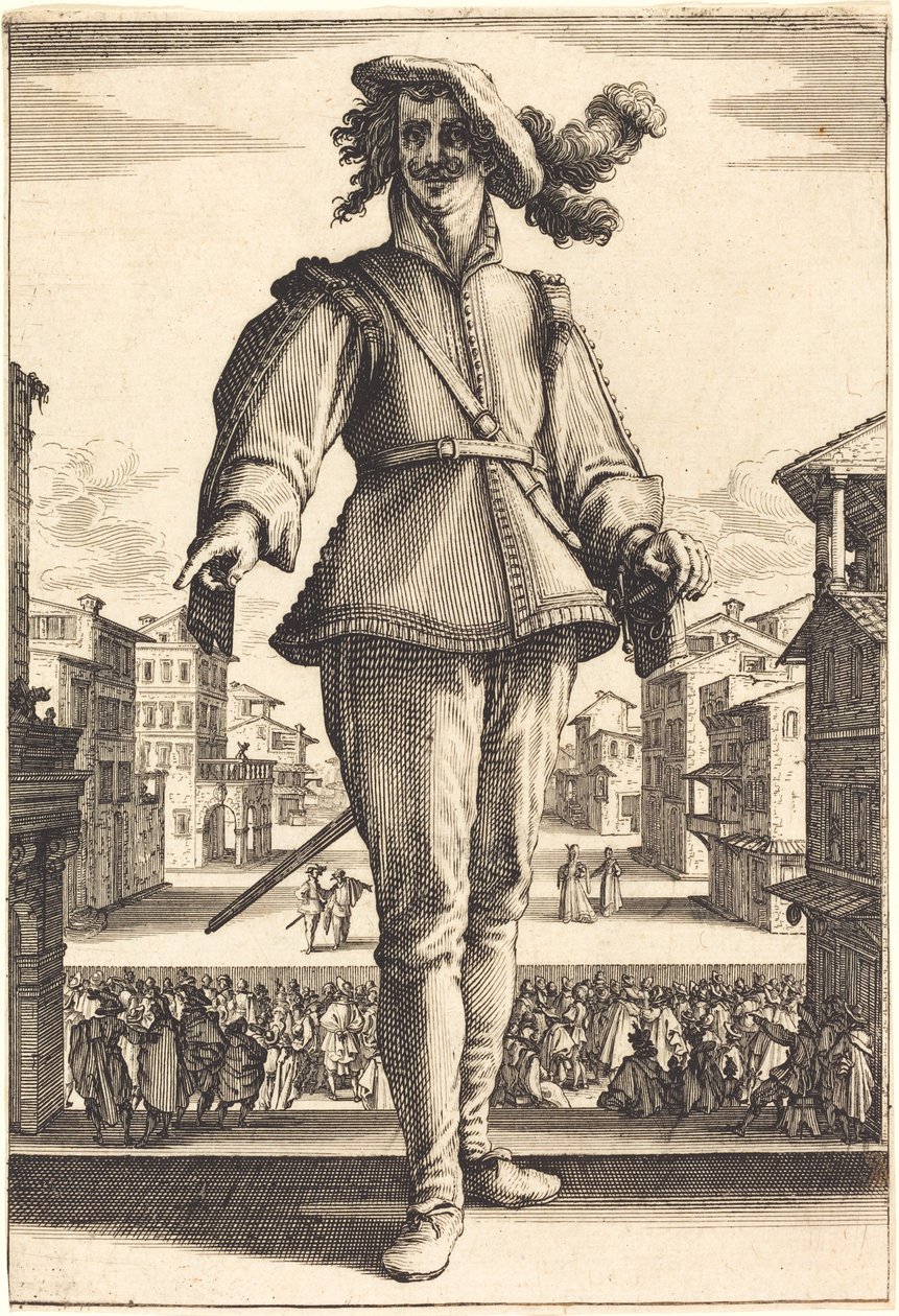 Kaptajnen eller Elskeren af Jacques Callot