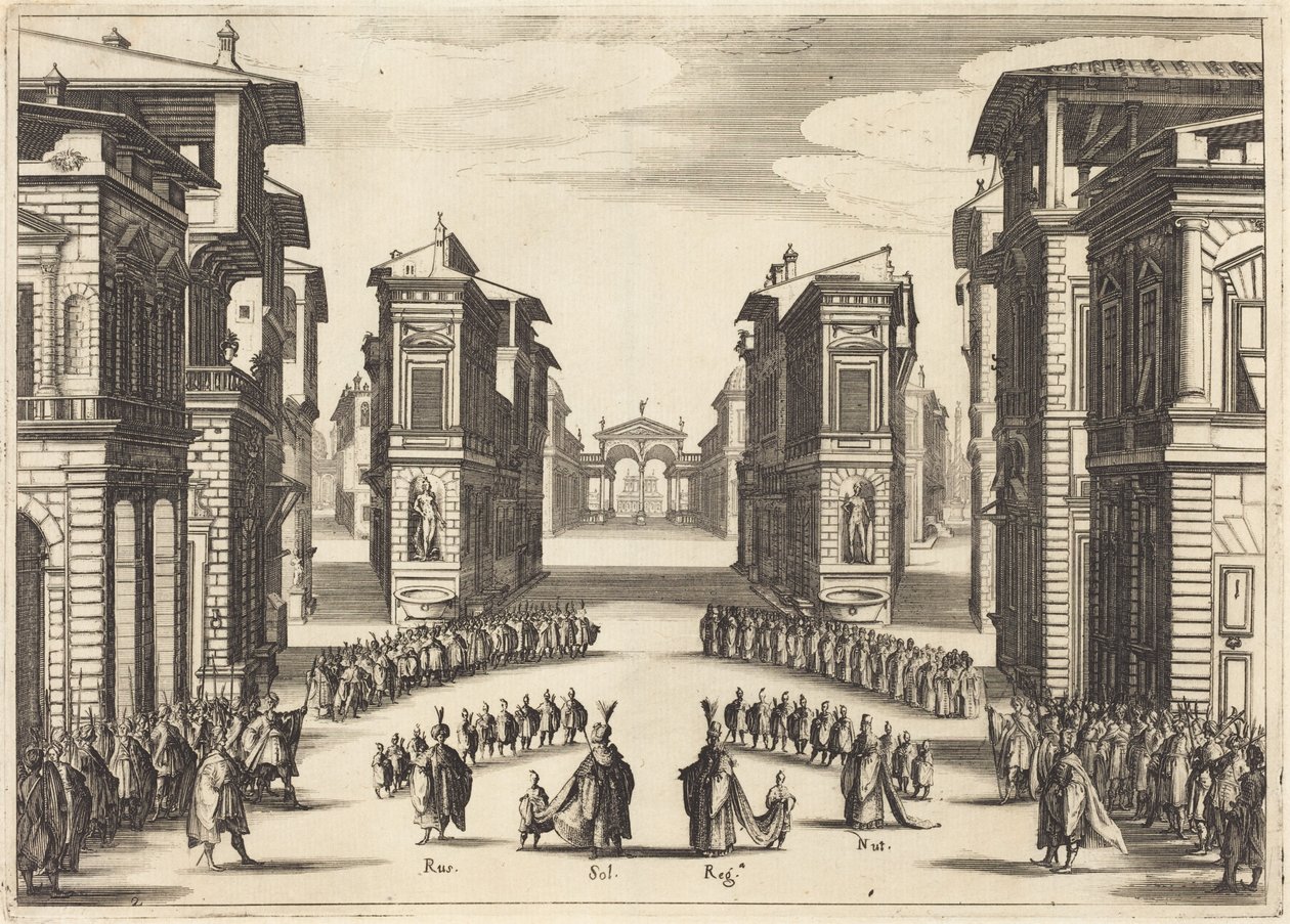 Soliman, 2. akt af Jacques Callot