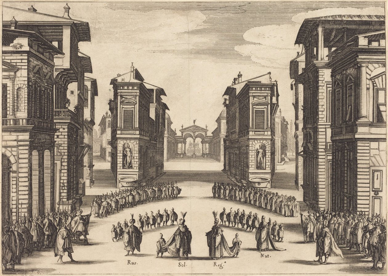 Il Solimano, akt II af Jacques Callot