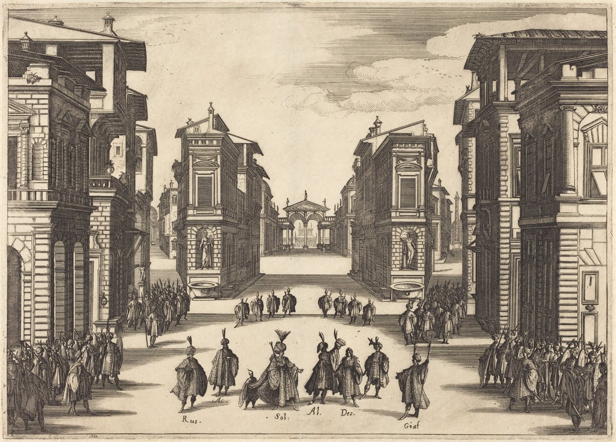 Il Solimano, 4. akt af Jacques Callot