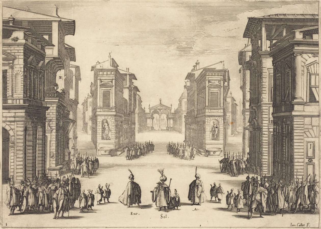 Soliman, 1. akt af Jacques Callot