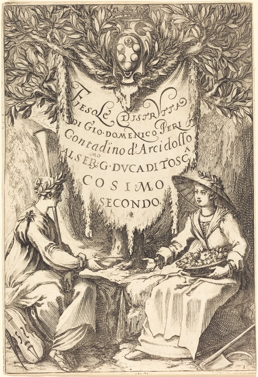 Den smukke gartner, 1619. af Jacques Callot