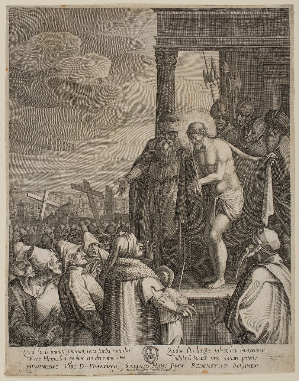 Stort Ecce Homo af Jacques Callot