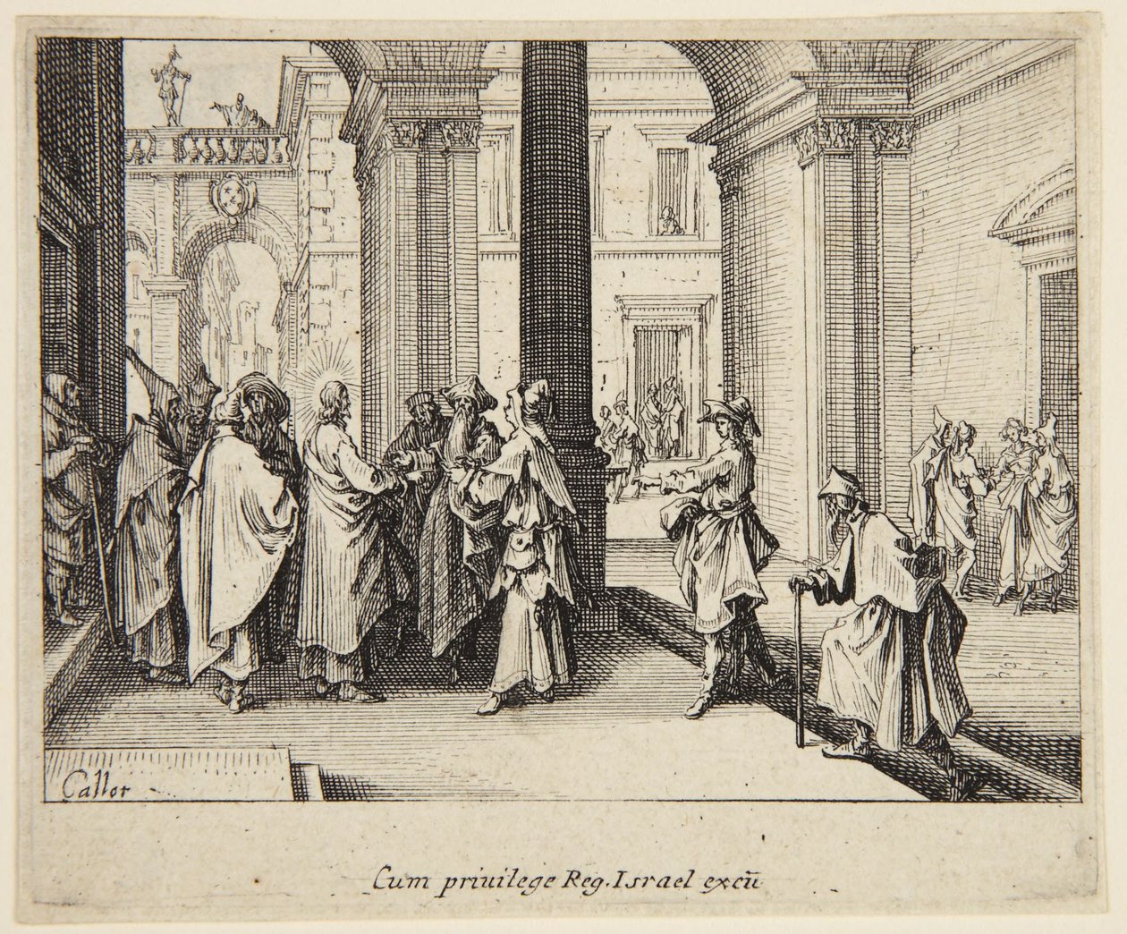 Cæsars denar af Jacques Callot