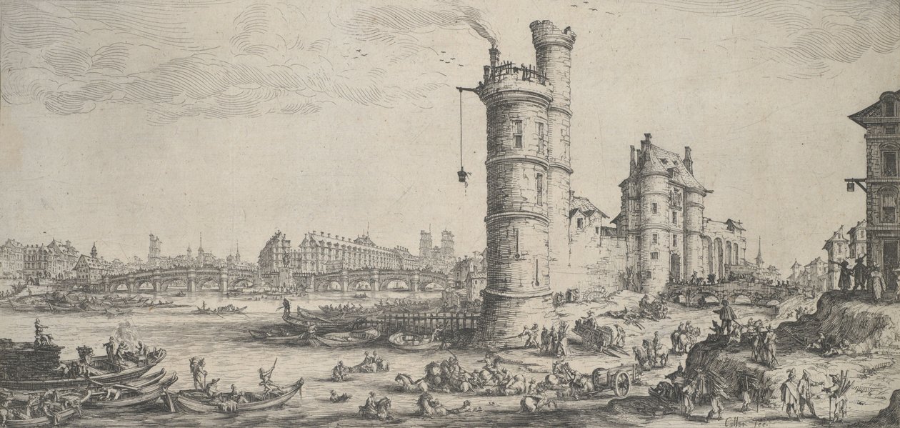 Pont Neuf af Jacques Callot