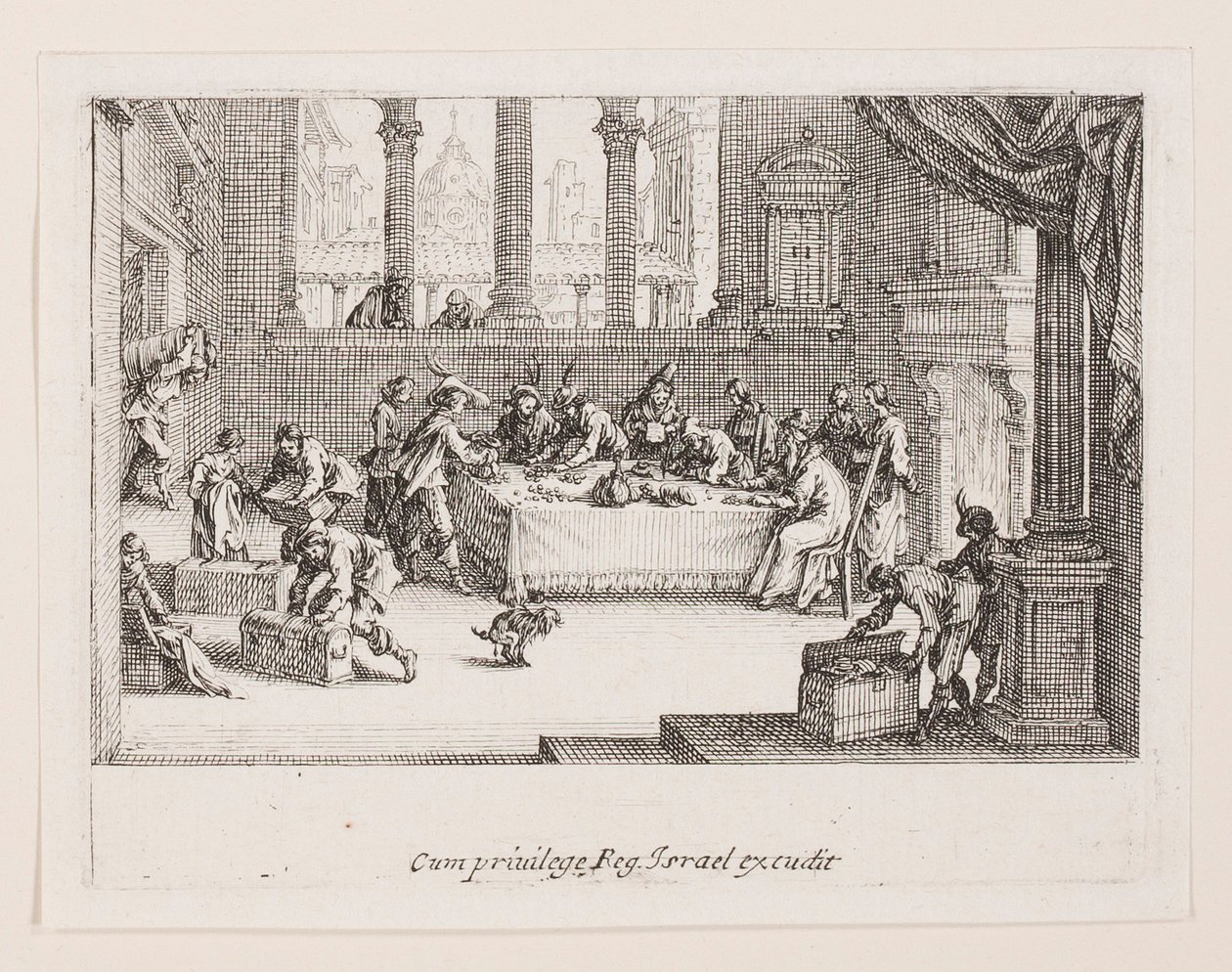 The Division of Property (The Contribution of the Fortune), fra serien La Vie de l af Jacques Callot