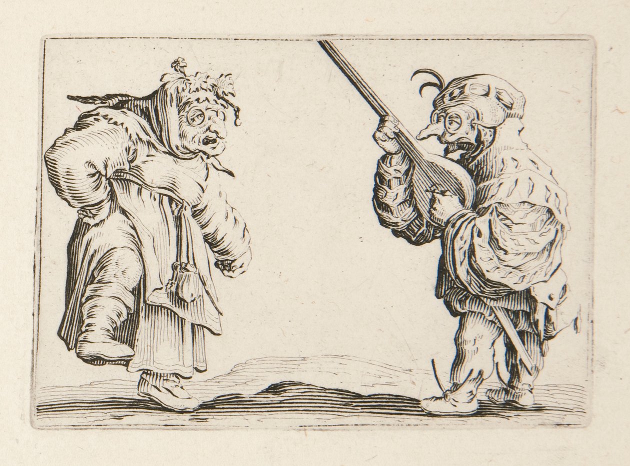 Les Caprices, sæt med 50 stk af Jacques Callot