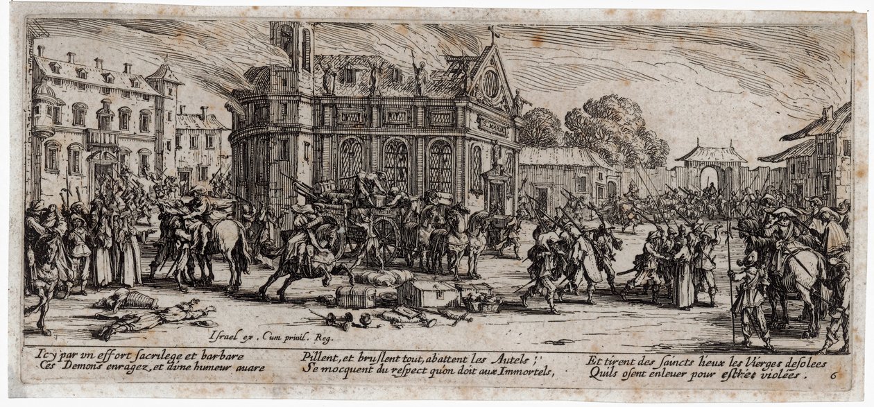 Krigens elendighed og ulykke ... (kobberstik) af Jacques Callot