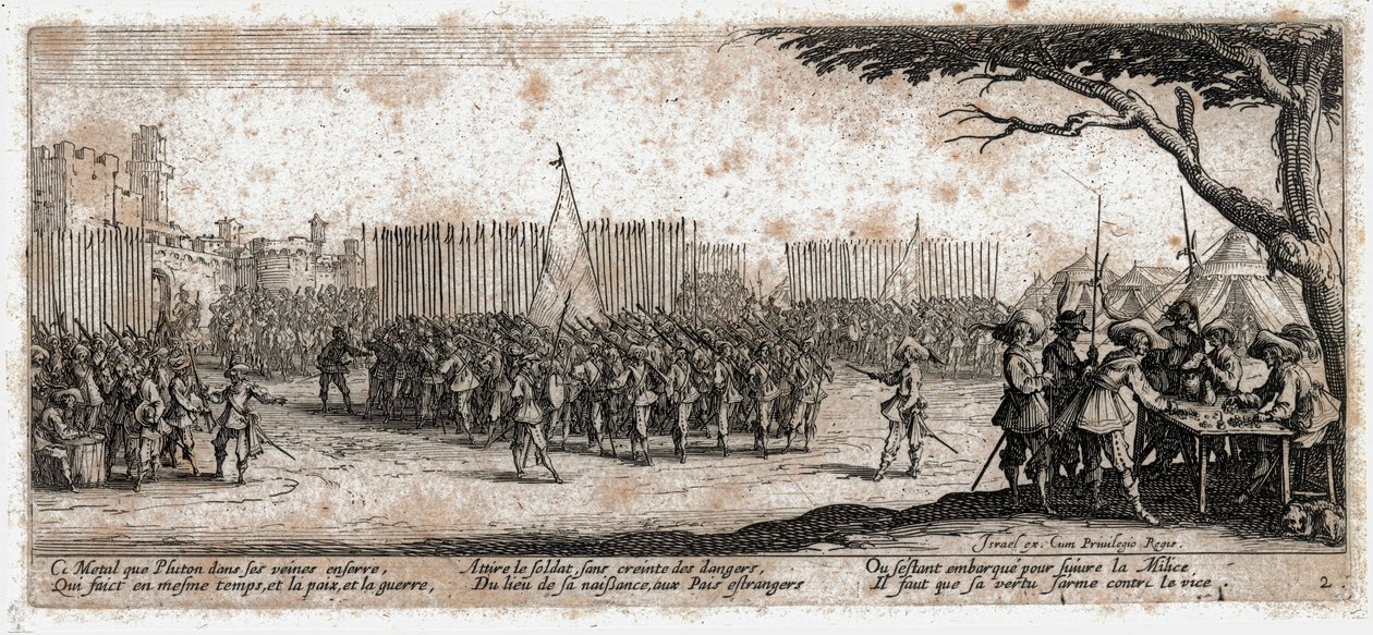 Krigens elendighed og ulykke ... (kobberstik) af Jacques Callot
