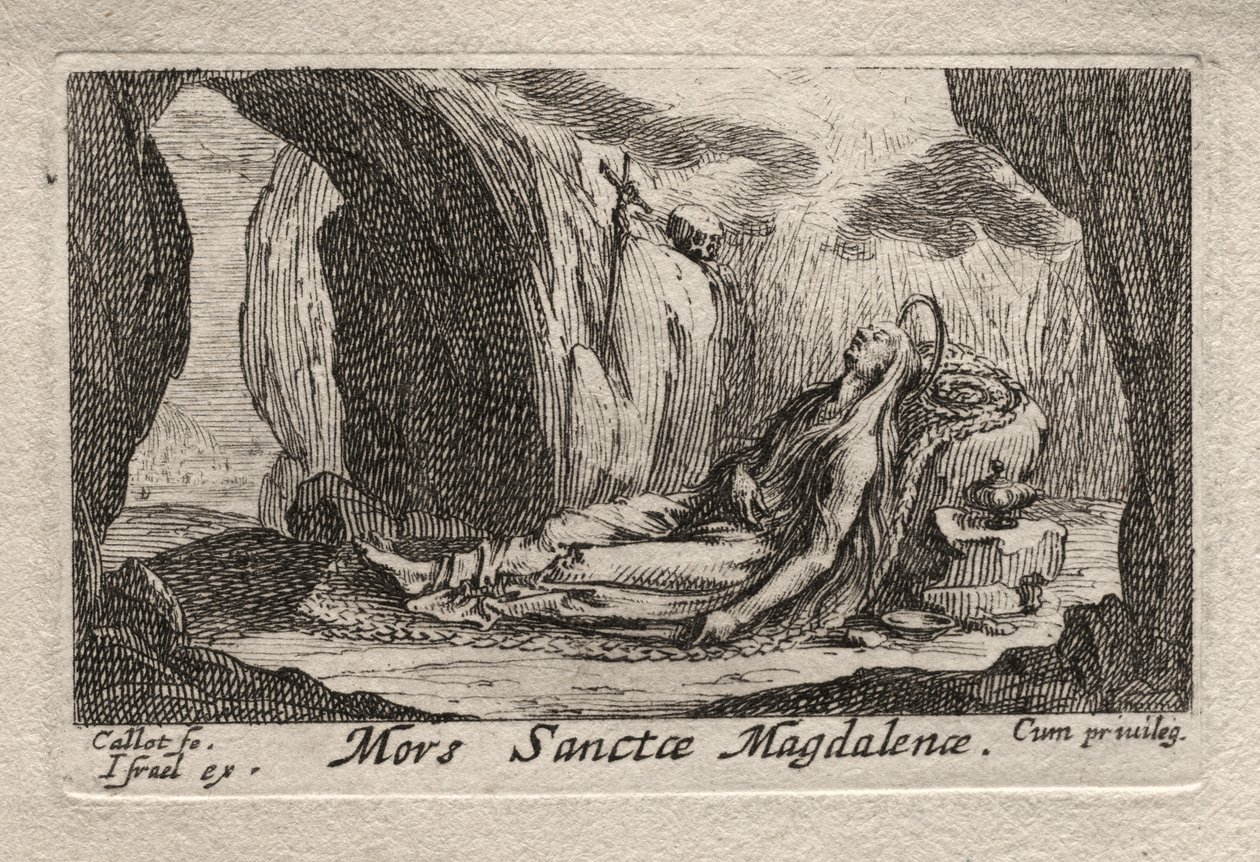 The Penitents: Death of Ste. Madeleine af Jacques Callot