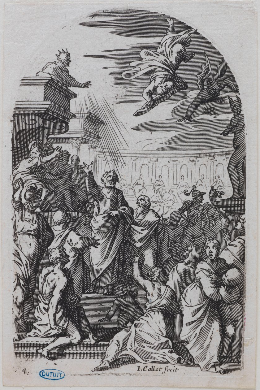 Roms billeder, Simon Magers fald af Jacques Callot