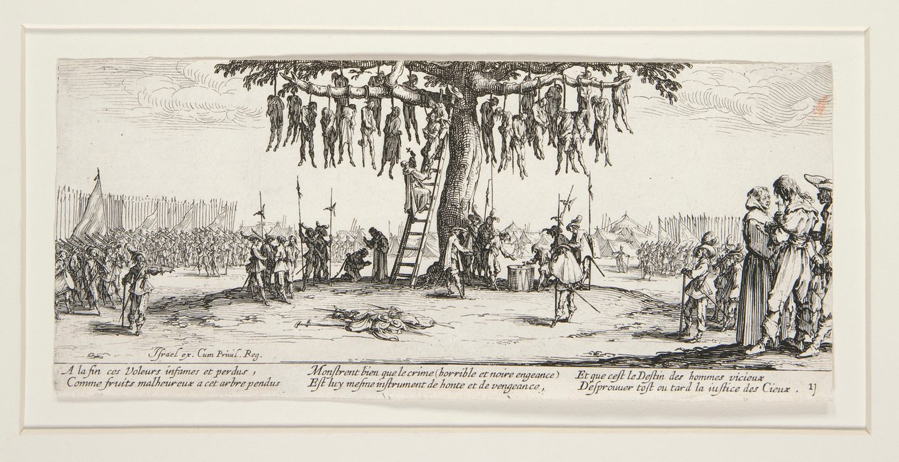 Krigens store elendighed: N. 11 - Ophængningen af Jacques Callot